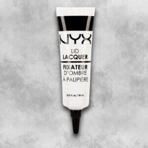 NYX Lid Lacquer Clear Transparent Glossy Shimmery Allergen Free W 0.33fl. oz NWT